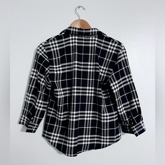 NWOT Burberry Vintage Plaid Check Wool Shirt - Picture 2 of 5